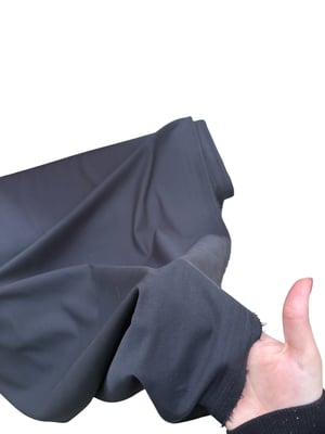 Taşlanmış Keten Kupra Kumaş Antrasit