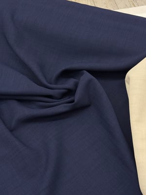 Etuval Linen Kumaş Lacivert