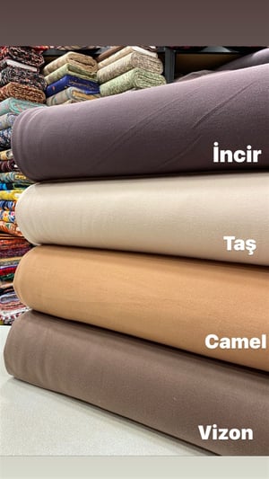 Düz Renk Kaşe Kumaş 3