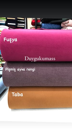Düz Renk Kaşe Kumaş 4