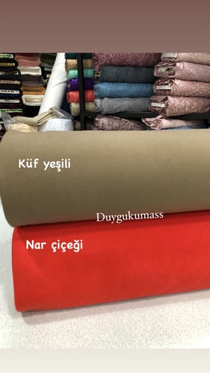 Düz Renk Kaşe Kumaş 7