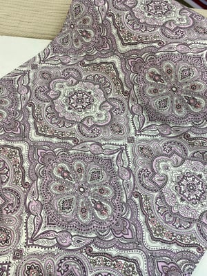 Eflatun Baklava Mandala Desenli Akfil D120
