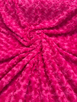 Kısa Tüylü Girdap Desen Peluş Kumaş