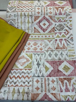 Bohem Kilim Desenli Akfil Kumaş D3650 Tarçın