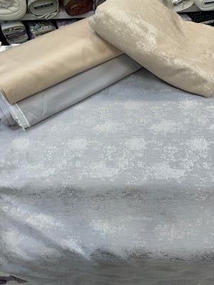 Gri Bulut Desen Etuval Şönil Pike