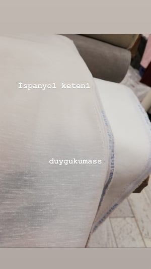 İspanyol Keteni Kırık Beyaz