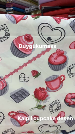 Kalpli Cupcake Desen Duck Keteni