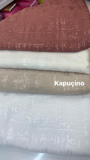 Kapuçino Timeless Kareli Etuval Şönil Pike