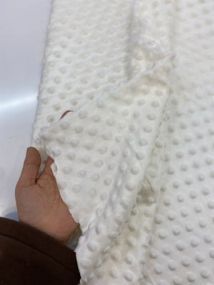 Kırık Beyaz Nohut Kumaş (Minky)