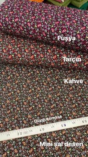 Mini Şal Desen Divitin Pazen