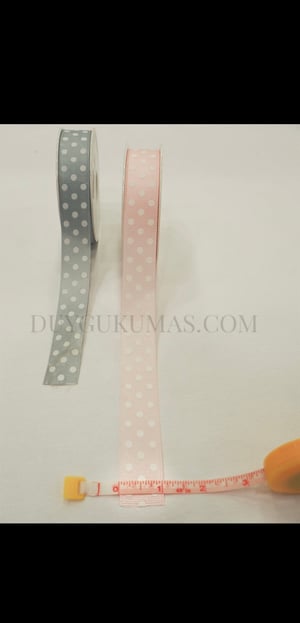 Puanlı Grogren Kurdele 2,5 cm Genişlikli