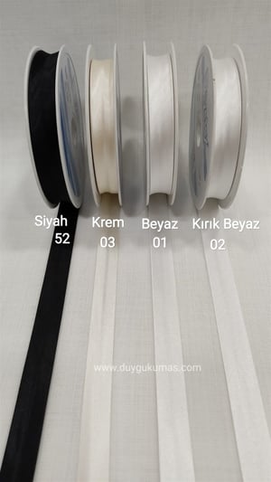 Saten Biye 2 cm Genişlikli (1 Top)