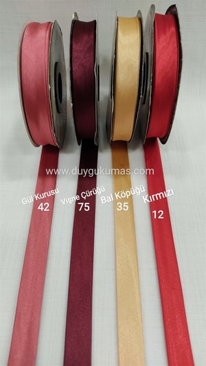 Saten Biye 2 cm Genişlikli (1 Top)