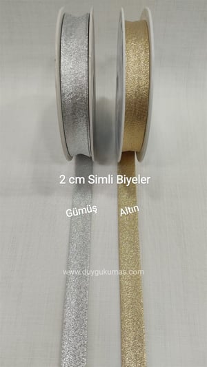 Simli Biye 2 cm Genişlikli (1 Top)