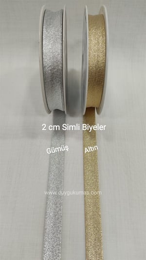 Simli Biye 2 cm Genişlikli (Metre İle)