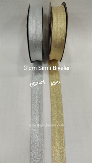 Simli Biye 3 cm Genişlikli (1 Top)