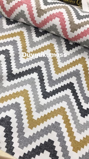 Zigzag Kilim Desen Duck keteni