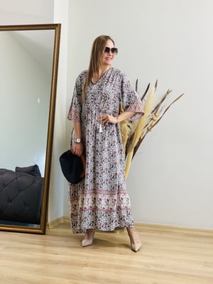 Floral Desenli Elbise