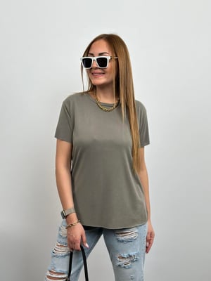 Lazer Kesim Oysho Haki Tshirt