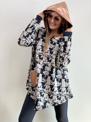 Mickey Mouse Dore Kapşonlu  Sweat