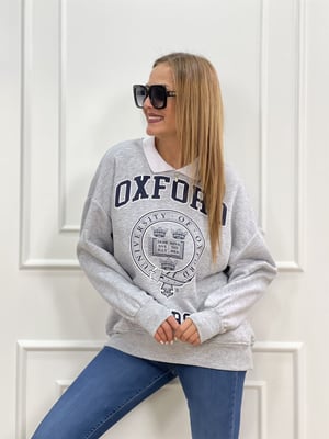 Oxford Gri Sweatshirt