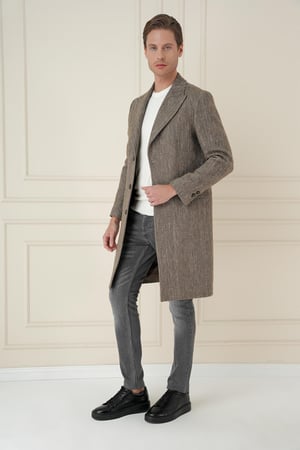 Haki Klasik Palto PLT 085