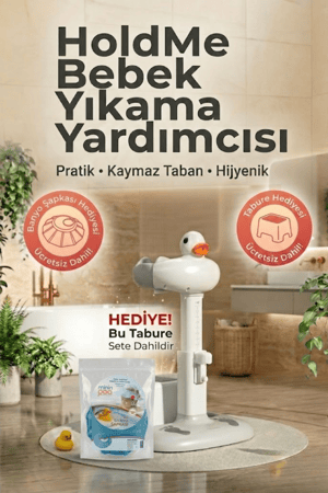 Miningaa Ayakta Yıkama Küveti Standı (Ördek) – Bebek Banyo Ürünü