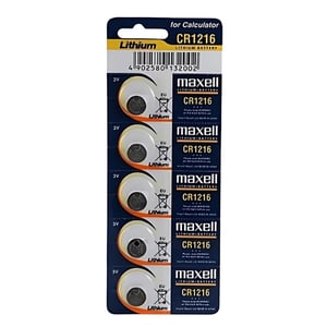 Maxell CR1216 Pil 5li Blister