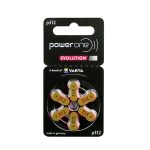 PowerOne Evolution 312 Kulaklık Pili 6lı Blister