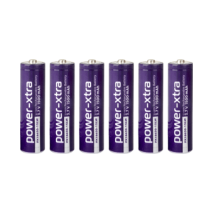 Power-Xtra 3.7V Li-ion 18650 1500 Mah Şarjlı Pil - Başlı - 0.5C 6 Lı Paket