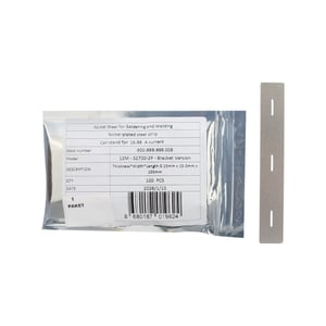 12M - 0.15mm x 15.0mm x 100mm - 32700-2P - Bracket Version - Nikel Metal - 10 cm Kesilmiş - 100lü Paket - 10 Metre