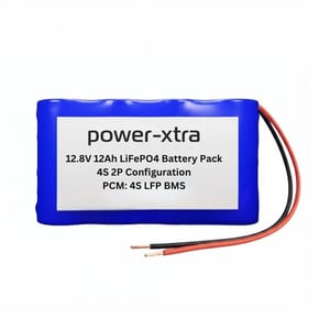 PB 4S2P 12.8V 12 Ah IFR32700 LiFePO4 Batarya