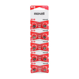 Maxell LR41 Pil 10lu Blister