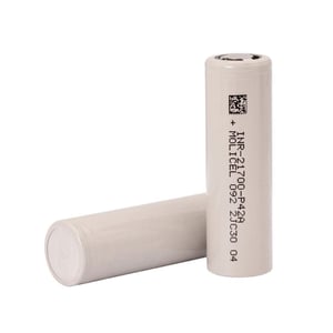 Molicel INR-21700-P42A - 3.7V 4000 mAh Li-ion Şarjlı Pil -45A