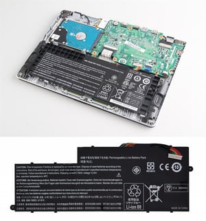Acer Aspire ES1-111, ES1-111M Notebook Bataryası - Pili / RETRO - Ver.1