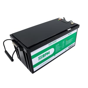 BPM 12.8V 200Ah LiFePO4 Lityum Akü - Ekranlı - Siyah Kutu