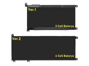 Dell Latitude 3400 Notebook Bataryası - Pili / RETRO - Ver.1 - 3 Cell