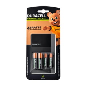 Duracell CEF14 2 x AA 1300mAh + 2 x AAA 750mAh Pilli Şarj Aleti