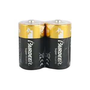 Pairdeer LR20/D Size Alkaline Pil - 2li Shrink