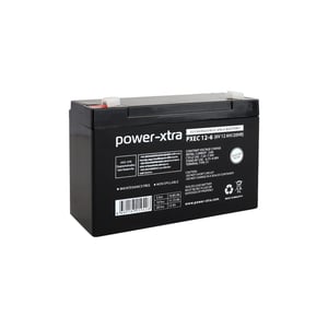 Power-Xtra EcoLead - PXEC12-6 - 6V 12 Ah Kuru Akü F1