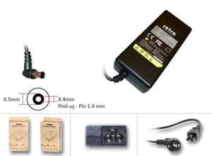 RETRO Sony 19.5V 4.7A 90W VGP-AC19V42 Notebook Adaptör RNA-SN10