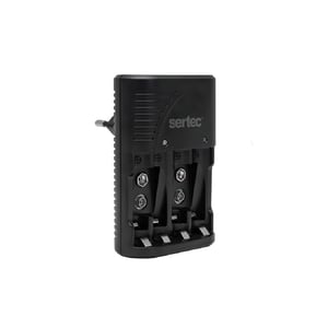 Ser-Tec STC-C802 AA-AAA-9V Uyumlu 4lü Pil Şarj Aleti