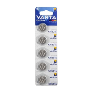 Varta 6016 Energy Lithium CR2016 Pil 5li Blister