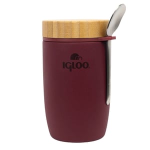 Igloo Bamboo Yemek Termosu 500ml-BORDO