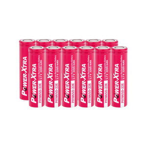 Power-Xtra PX18650-22E - 3.7V 2200 Mah Li-ion Şarjlı Pil - 5C 12 Li Paket