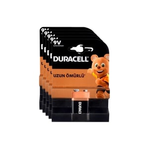 Duracell 9V Pil Alkalin 5 li