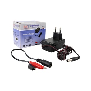 Mervesan MT-6/12C 6V/12V 1.0Ah 15W Akü Şarj Cihazı