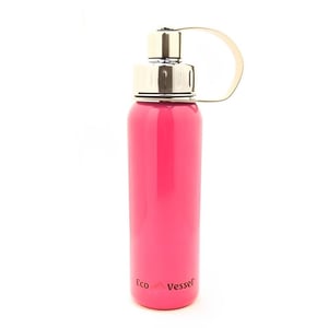 Eco Vessel Paslanmaz Çelik Vidalı Başlık Termos 0.75 Litre-PEMBE