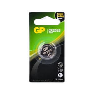 GP CR2025 - 3V Lithium - Lityum Düğme Pil - Tekli Blister