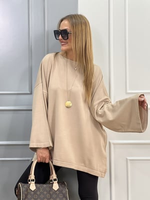 Bej Tunik Triko